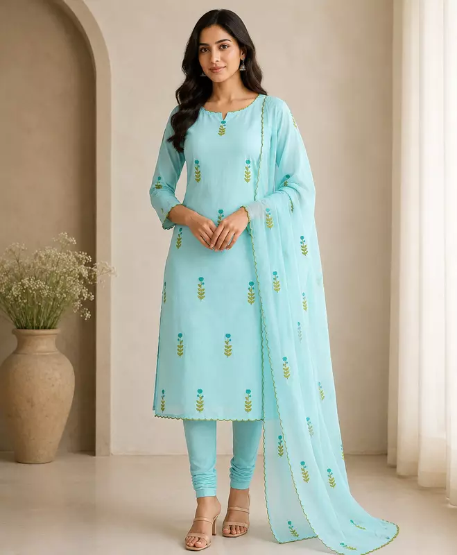 CHURIDHAR MATERIAL-MULCHANDERI