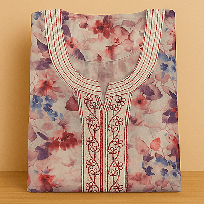 Baby Pinky Nighty With All Over From Libas Loungewear - AL1103