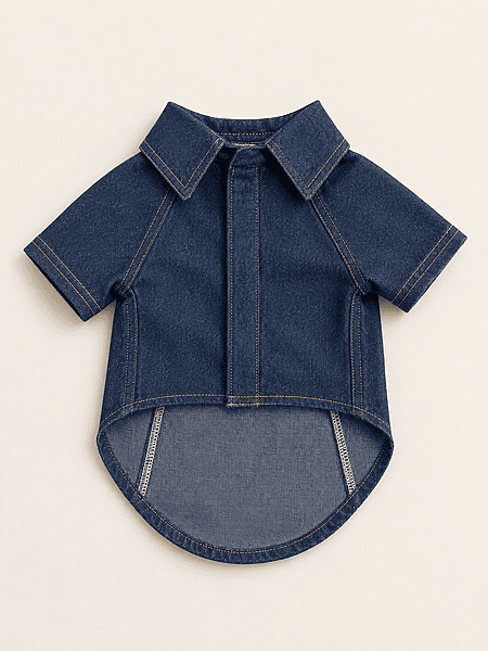 Classic Denim Dog Shirt