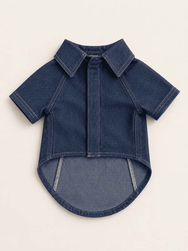Classic Denim Dog Shirt