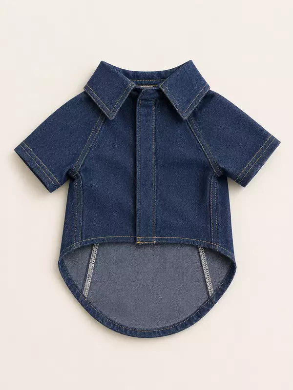 Classic Denim Dog Shirt