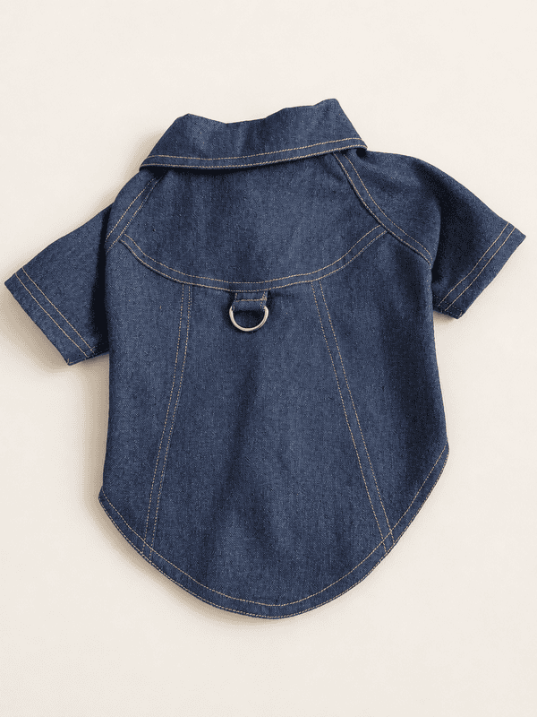 Classic Denim Dog Shirt