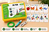 3D Pen Kit with 10 Creative Stencils | DIY 3D Printing Pen for Art, Craft, and Model Making | Easy to Use for Kids & Adults