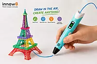 3D Pen Kit with 10 Creative Stencils | DIY 3D Printing Pen for Art, Craft, and Model Making | Easy to Use for Kids & Adults