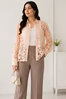 Stylish floral lace top