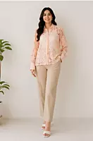 Stylish floral lace top