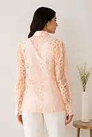 Stylish floral lace top