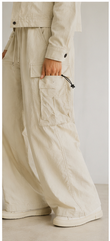 Western cargo Pant and Top