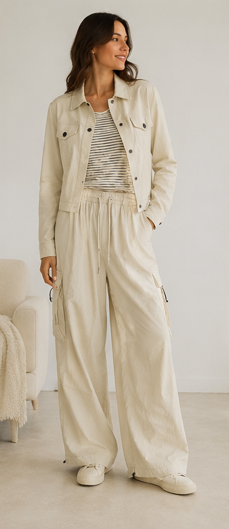 Western cargo Pant and Top