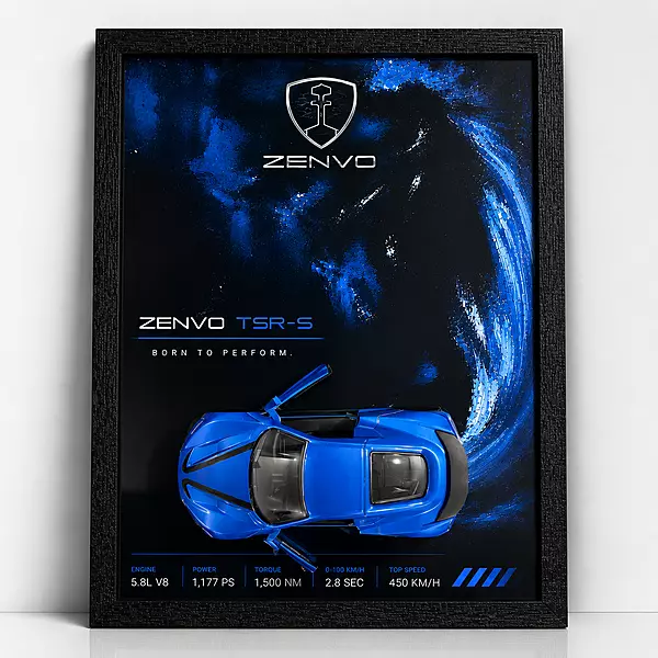 Zenvo Die Cast Car Frame
