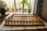 Handcrafted Bamboo Serving Tray Set,Small, Medium & Large) |