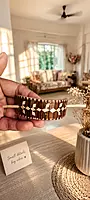Handcrafted Geometric Bamboo Hair Clip – Eco-Friendly Hair Barrette,short & long
