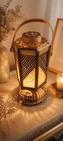 Handcrafted Bamboo Latern Lamp
