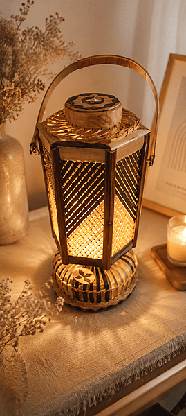 Handcrafted Bamboo Latern Lamp
