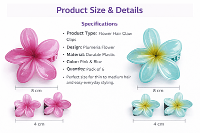 3 Card flower clip(9 clip1)