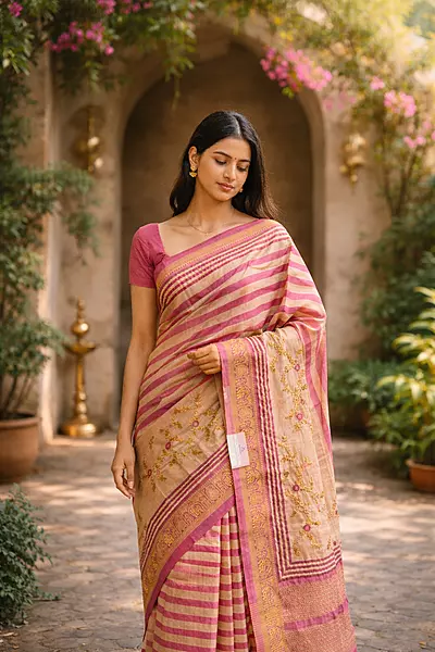 Bella Semi Tussar SWS494