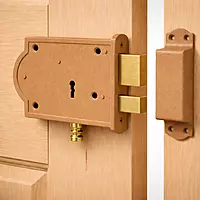 (4103) Palam Door Lock Brass 4103 Antique