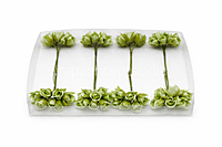 Pistachio Rose Buds on Stick