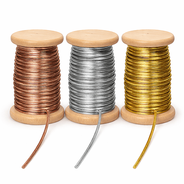 Metallic Gift Wrapping String – 3mm (Gold, Silver & Rose Gold)