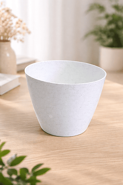 6 Inch Marble texture pots (Set of 6)