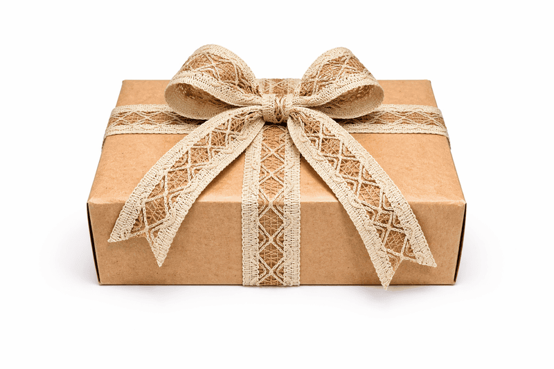 Rustic Natural Jute Lace Trim Ribbon