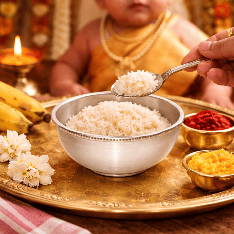 Pure Sterling Silver Bowl – Traditional Pooja & Serving Bowl with Elegant Design