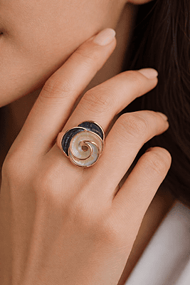 Celeste Spiral Luxe Ring Celeste Spiral Luxe Ring