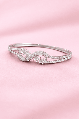 Sparkling Infinity Wave Marquise Bangle Sparkling Infinity Wave Marquise Bangle