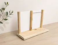 Wooden Photo Frame & Calendar Stand