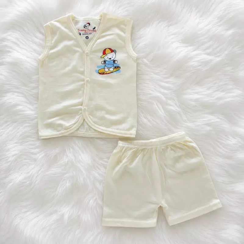Hosiery Cotton Jabla set combo(0-6 Months)