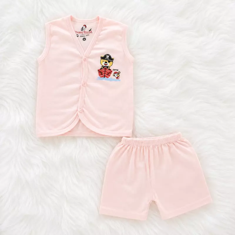 Hosiery Cotton Jabla set combo(0-6 Months)