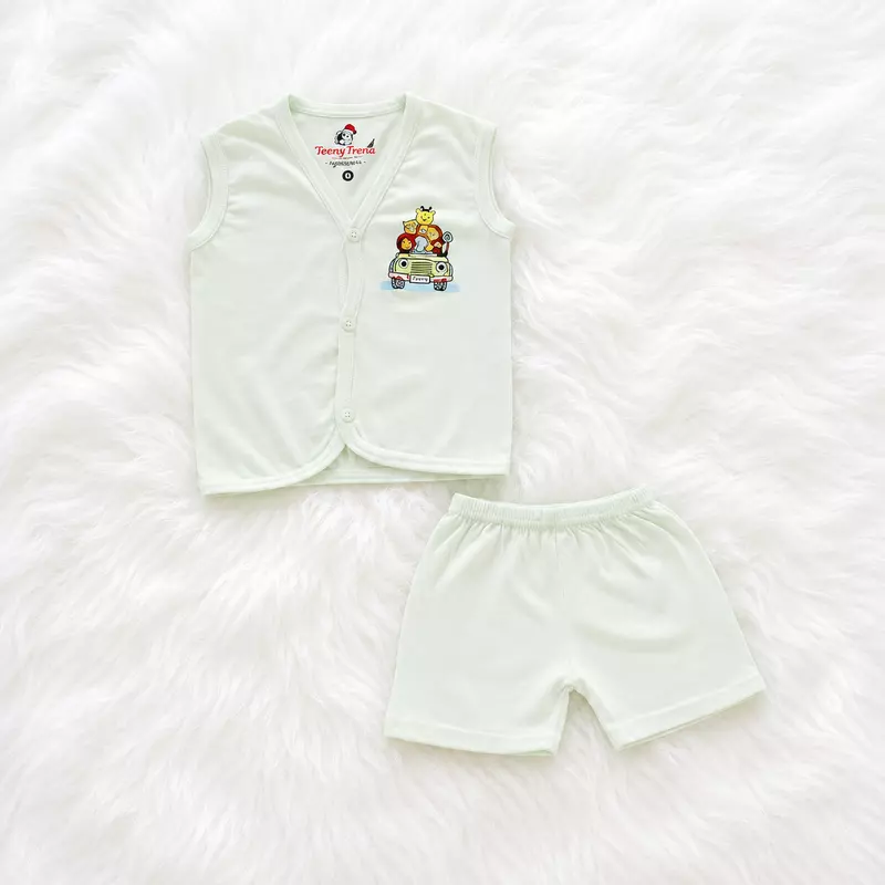 Hosiery Cotton Jabla set combo(0-6 Months)