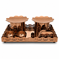 SNACK WARMER PVD FLOWER RG