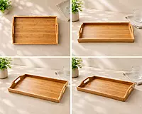 Wooden serving tray