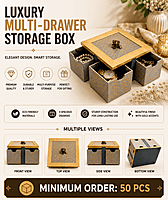 LUXURY MULTIPLE DRAWER STORAGE BOX