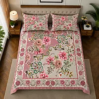 Abstract 7D Digital Print Bedsheet Soft, Stylish & Premium Quality Bed Sheet King-225 x 250 CM)