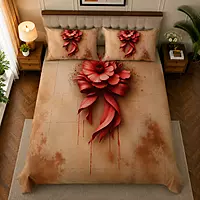Brose 7D Digital Print Bedsheet Soft, Stylish & Premium Quality Bed Sheet King-225 x 250 CM)