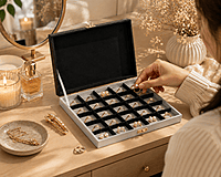 Premium compartment MDF storage box