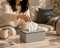 Tissue storage box