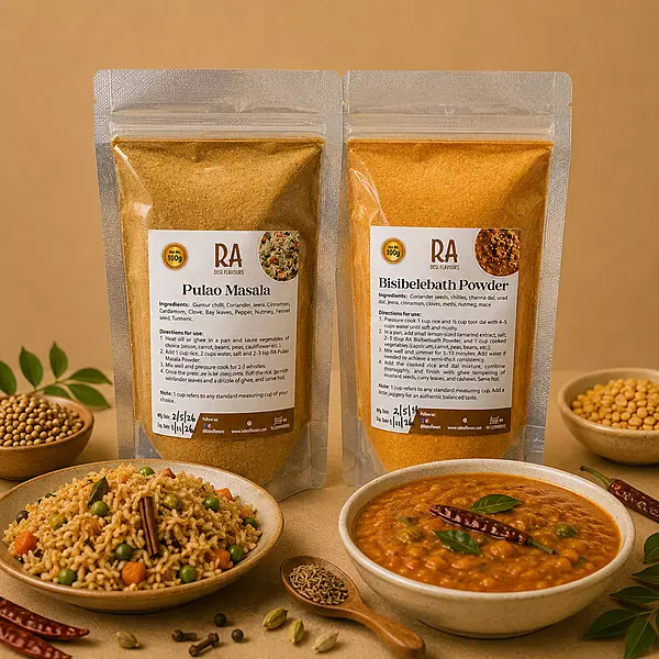 Masala Powder-2*100gm (Paulo Masala,Bisiblebath powder)
