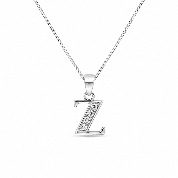 Alphabet Z pendent with Chain - 18
