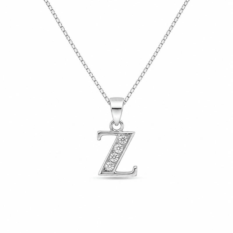 Alphabet Z pendent with Chain - 18