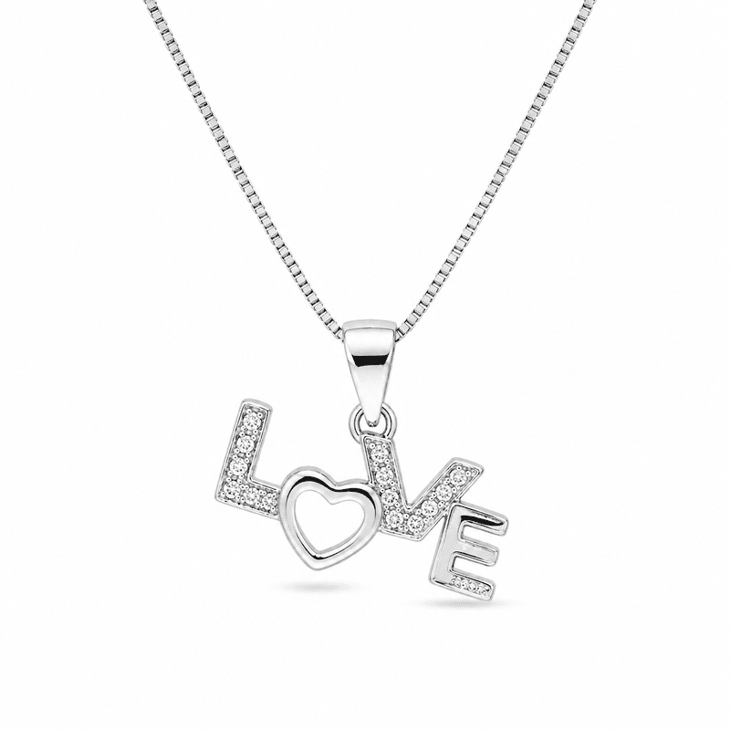 Love Pendent with chain - 18 Inches