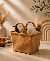 Jute tote bag with dual handle