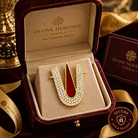 Gold Plated Stone Studded Thirunamam Tilak Sticker | Traditional God Namam Decorative Accessory