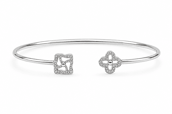 92.50 Silver Adjustable bracelet For women Squre - Silver