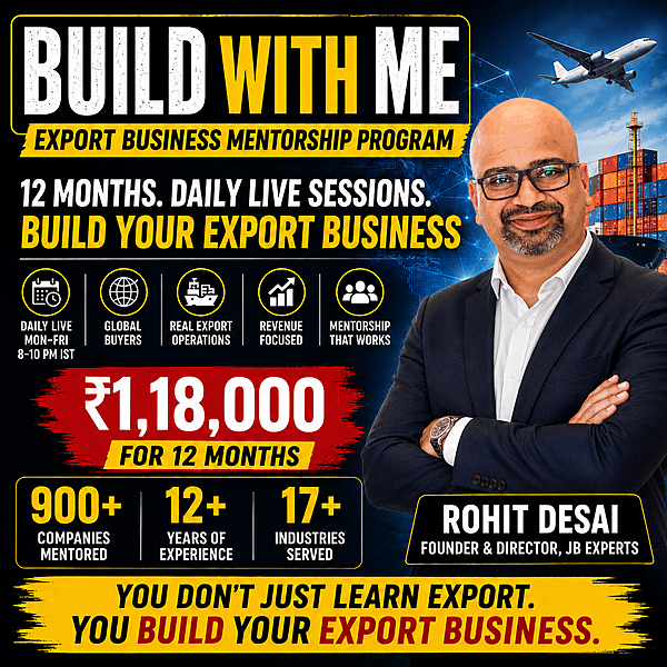 Build With Me – Export Business Mentorship Program