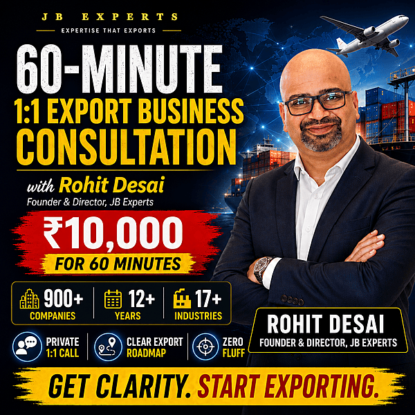 60-MINUTE 1:1 EXPORT BUSINESS CONSULTATION