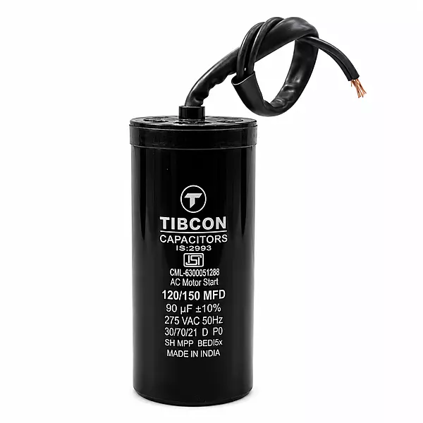 Tibcon 120-150 MFD 275 V Motor Starting Capacitor