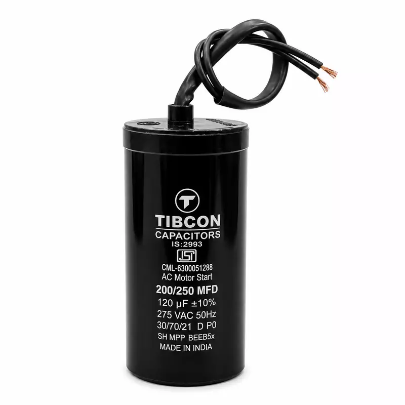 Tibcon 200-250 MFD Motor Starting Capacitor
